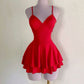 Red Short Prom Dress Sexy Evening Dress Homecoming Dress   fg7113