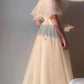 Off White Organza Sheath Long Prom Dress Evening Dress       fg7215