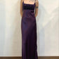 Vintage Spaghetti Straps Grape Long Prom Dress       fg7153