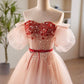 A-Line Sweetheart Neck Sequin Tulle Long Prom Dress, Formal Dress      fg6880