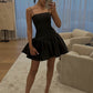 Black Short Homecoming Dresses Cocktail Party Gown     fg5798