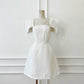 White Short Prom Dress Short Party Gown   fg5890