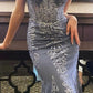 Charming V Neck Lace Mermaid Prom Dress Long Evening Dress       fg5452