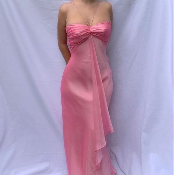 Pink Long Prom Dresses Sweet Formal Party Dress        fg6344