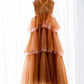 A-Line Princess sweetheart long prom dress, evening dress      fg936