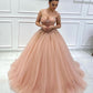 ball gown prom dresses sweetheart neck beaded elegant pageant dresses for women       fg4392