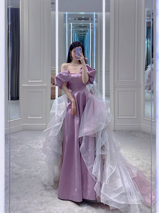 Purple evening dress 2023 new style      fg4146