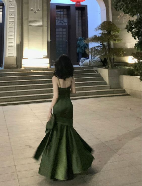 Green long dress Prom Dresses Formal Dress     fg3434