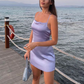 Lavender Short Homecoming Dress Party Dresses      fg3620