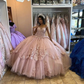 pink Quinceanera Dresses Ball Gown Formal Prom Graduation Gowns Princess Sweet 15 16 Dress        fg5588