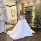 A-line Wedding Dress Sweetheart Neck Bridal Gowns Lace Appliques Ivory Corset Bride Dresses      fg5992