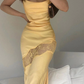 Long Yellow Prom Dresses,  Formal Evening Dress     fg1322