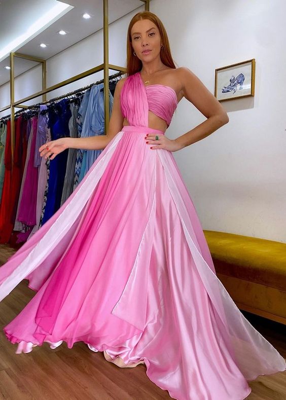 Pink Prom Dress Women Sexy Dresses Elegant Party Dress     fg1969