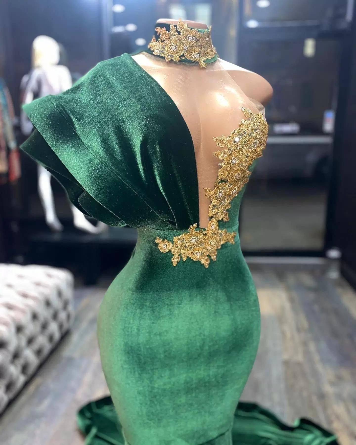 Green Evening Prom Dresses, Long Prom Dress      fg3337